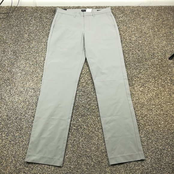 NWT J Crew Pants 30x32 Thompson Tech Flex Chino Pants Lightweight Gray $75